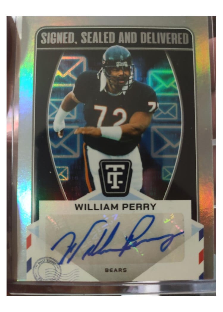 2024 Panini Totally Certified Signed, Sealed and Delivered William Perry #SSD-WPY card