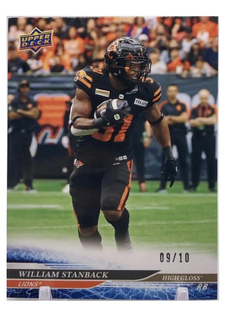 2025 Upper Deck CFL William Stanback High Gloss #4 card