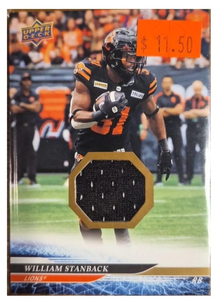 2025 Upper Deck CFL William Stanback #4 card