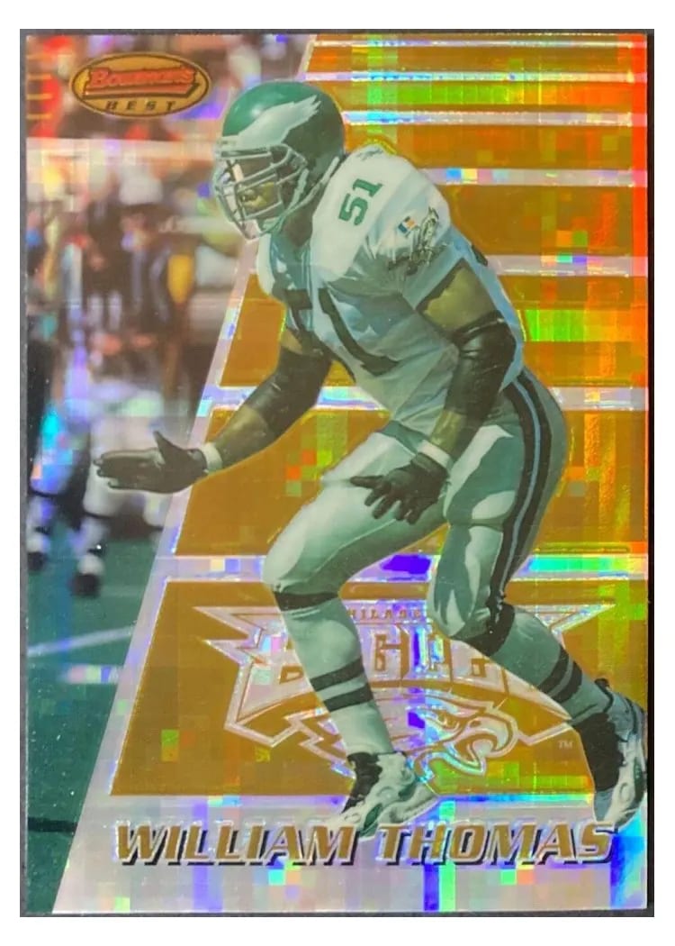 1996 Bowman's Best William Thomas #9 card