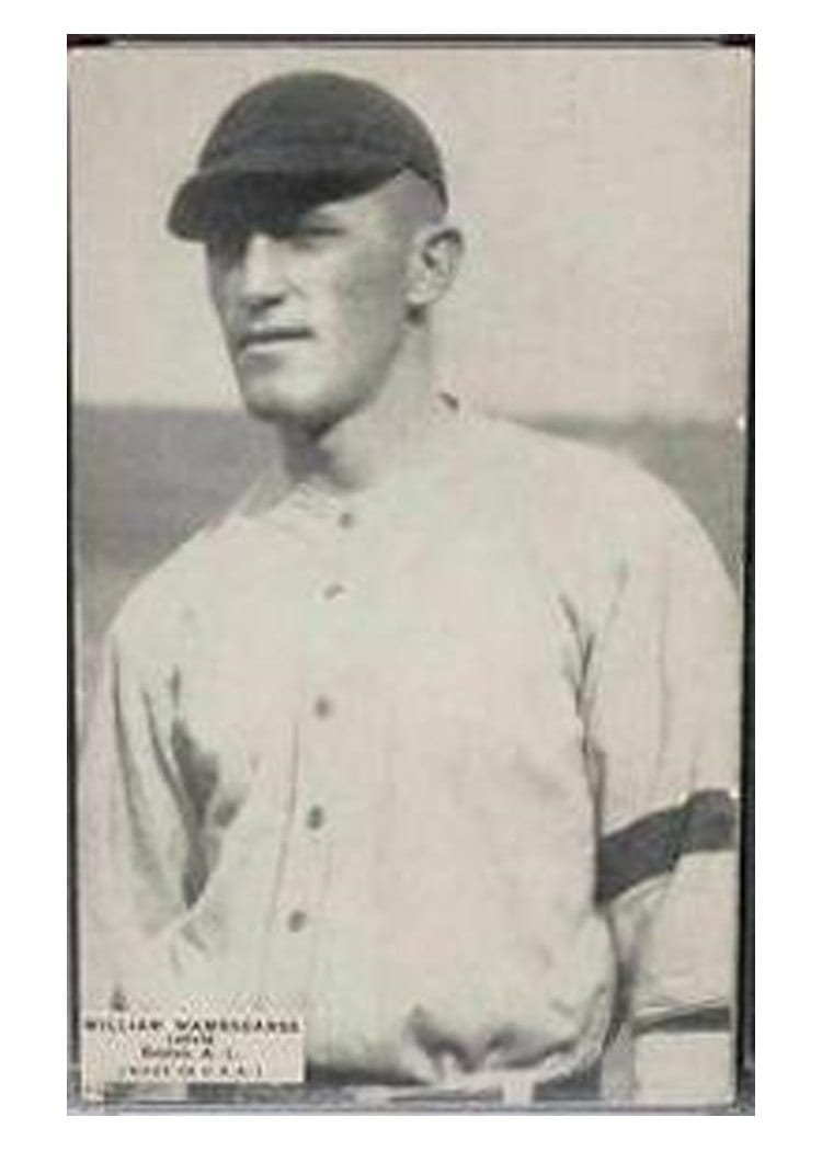 1925 Exhibits William Wambsganss card