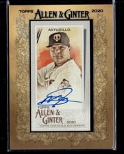 2020 Topps Allen & Ginter Mini Autographs Willians Astudillo #MA-WA card