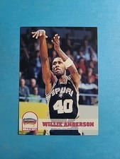1993-94 Hoops Base Set Willie Anderson #195 card
