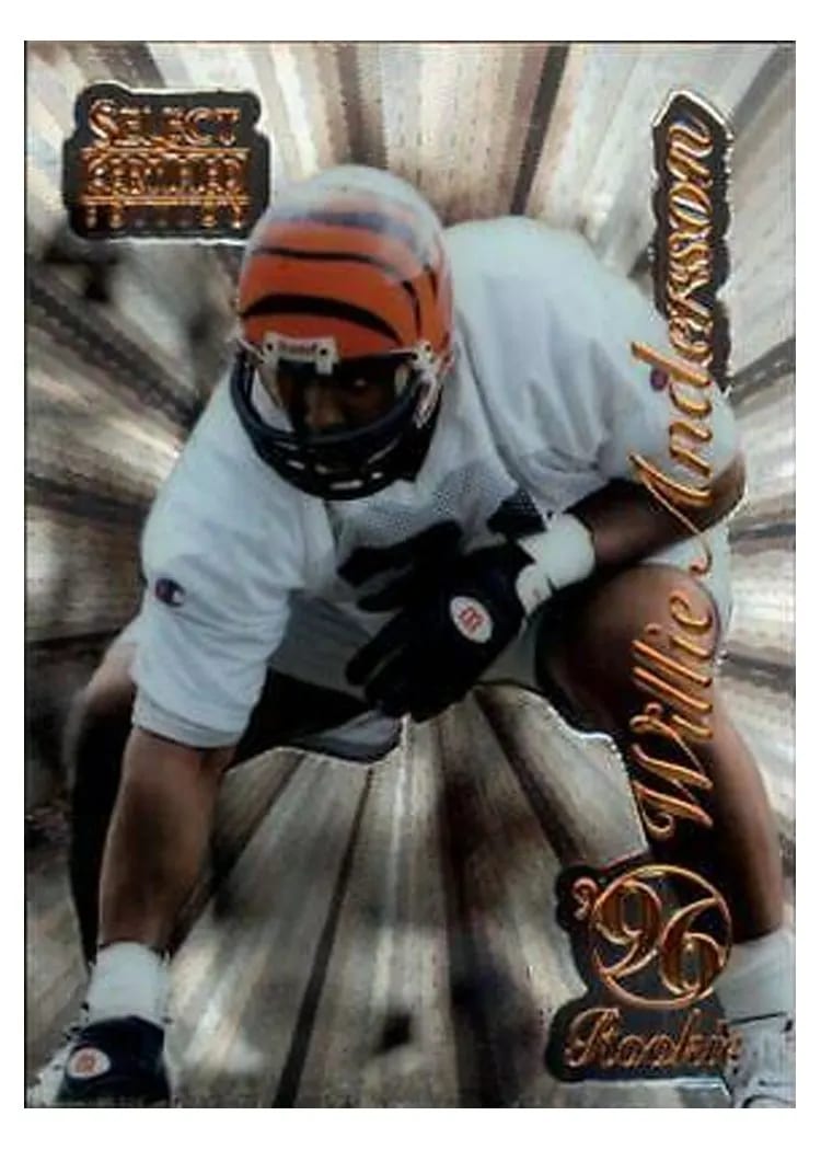 1996 Select Certified Willie Anderson #96 card