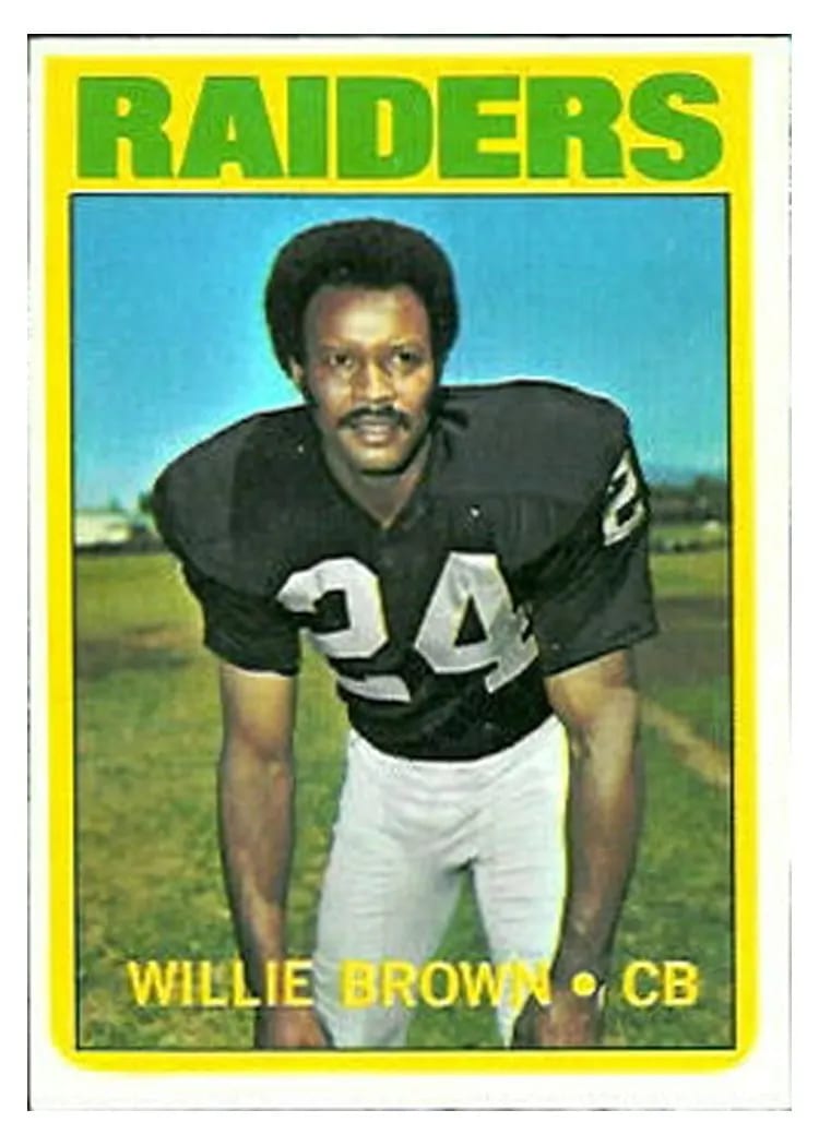 1972 Topps Willie Brown #28 card
