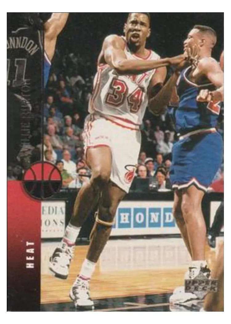 1994 Upper Deck Willie Burton #92 card