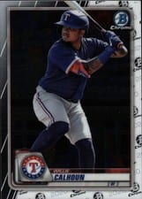 2020 Bowman Chrome Willie Calhoun #19 card