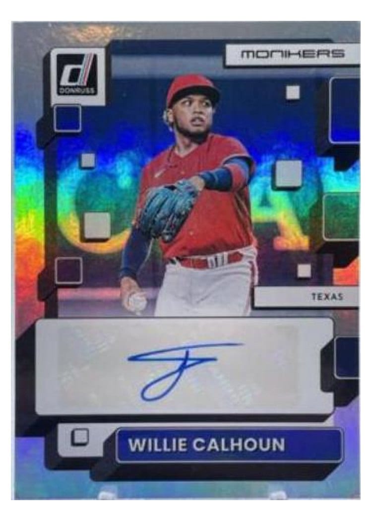 2022 Donruss Monikers Willie Calhoun #MO-WC card