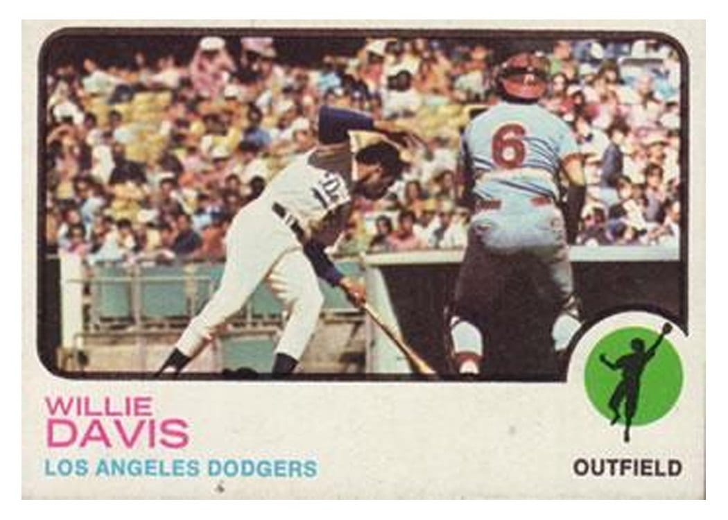 1973 Topps Willie Davis #35 card