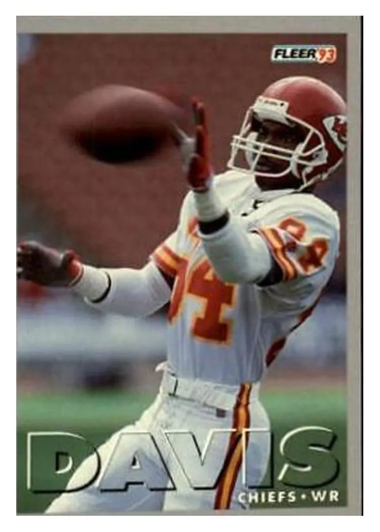 1993 Fleer Willie Davis #84 card