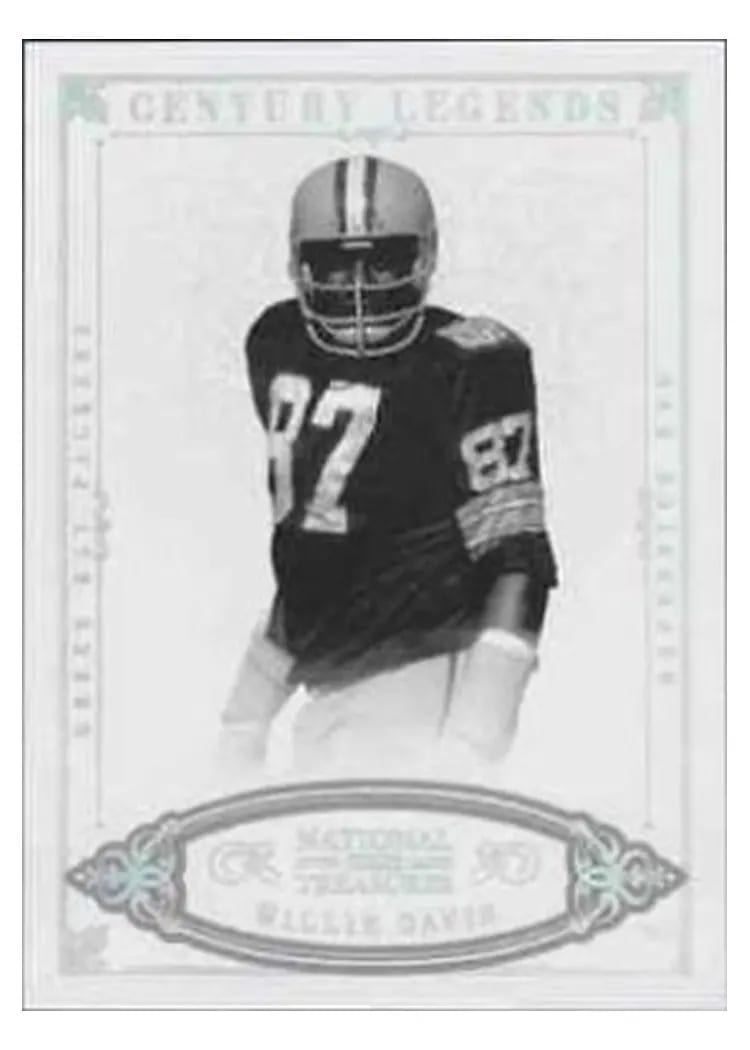 2012 Panini National Treasures Willie Davis #198 card