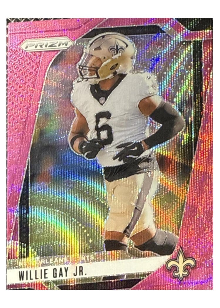 2024 Panini Prizm Base Set Willie Gay Jr. Pink #208 card