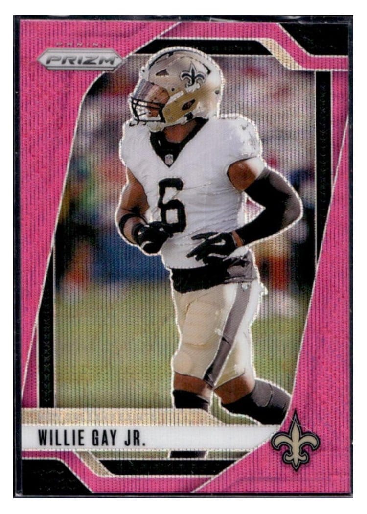 2024 Panini Prizm Base Set Willie Gay Jr. Pink Wave #208 card