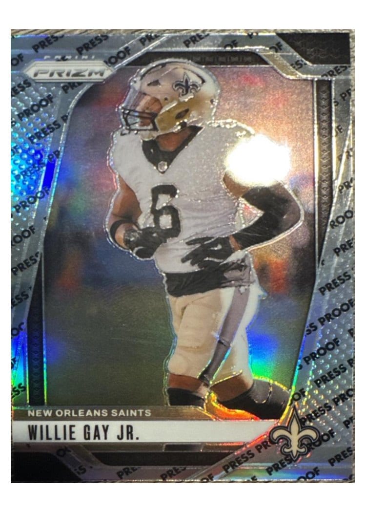 2024 Panini Prizm Base Set Willie Gay Jr. Press Proof #208 card