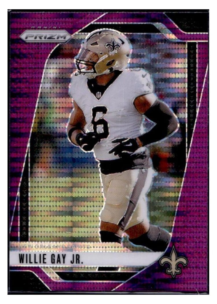 2024 Panini Prizm Base Set Willie Gay Jr. Purple Pulsar #208 card