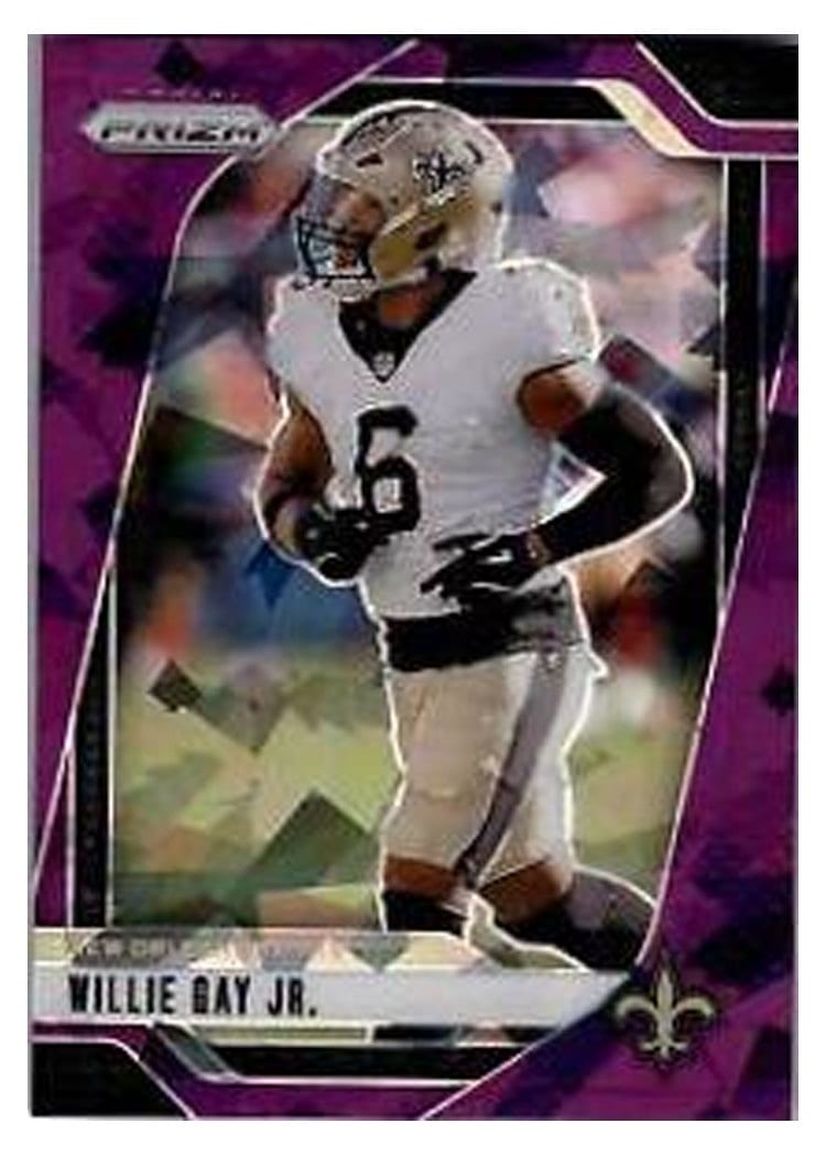 2024 Panini Prizm Base Set Willie Gay Jr. Purple Ice #208 card
