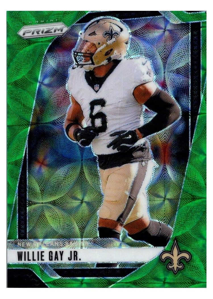2024 Panini Prizm Base Set Willie Gay Jr. Green Scope #208 card