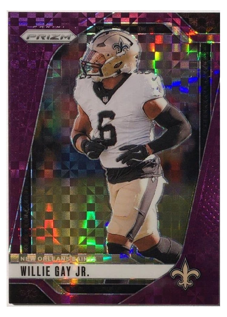2024 Panini Prizm Base Set Willie Gay Jr. Purple Power #208 card