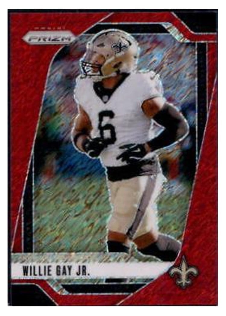 2024 Panini Prizm Base Set Willie Gay Jr. Red Shimmer #208 card