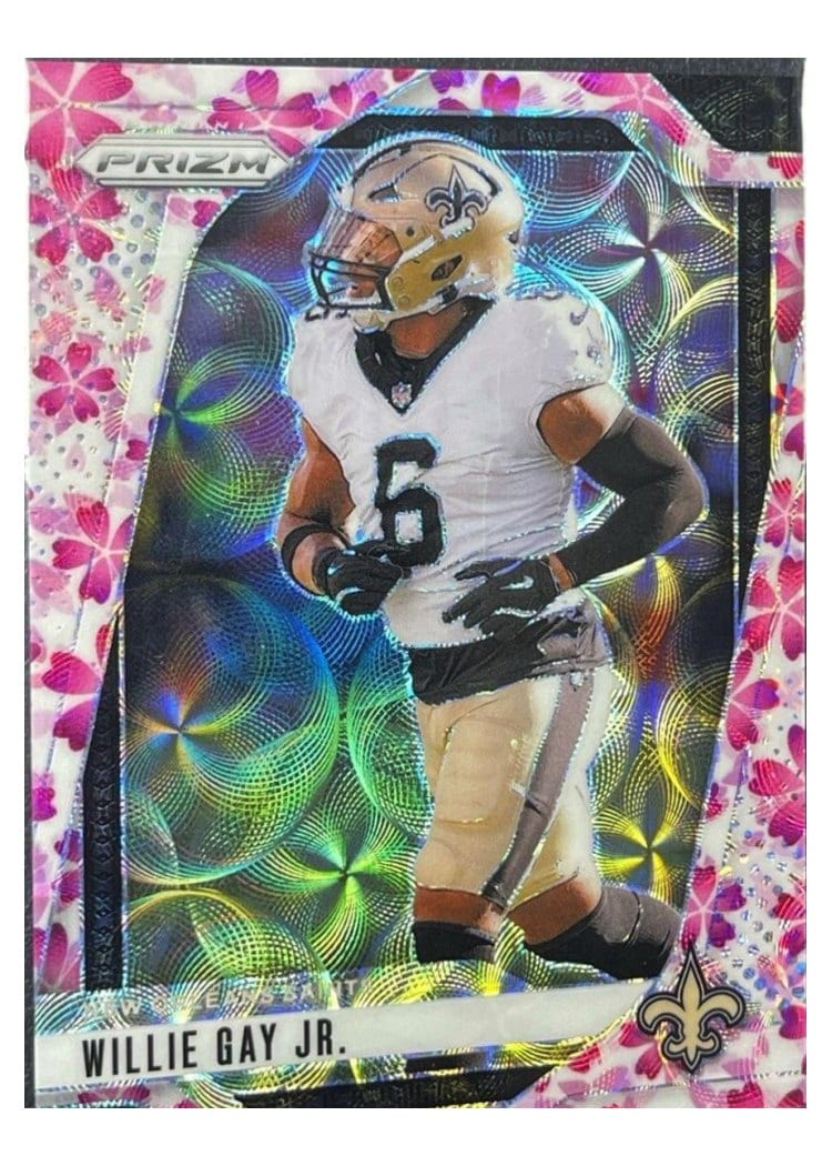 2024 Panini Prizm Base Set Willie Gay Jr. Choice Cherry Blossom #208 card