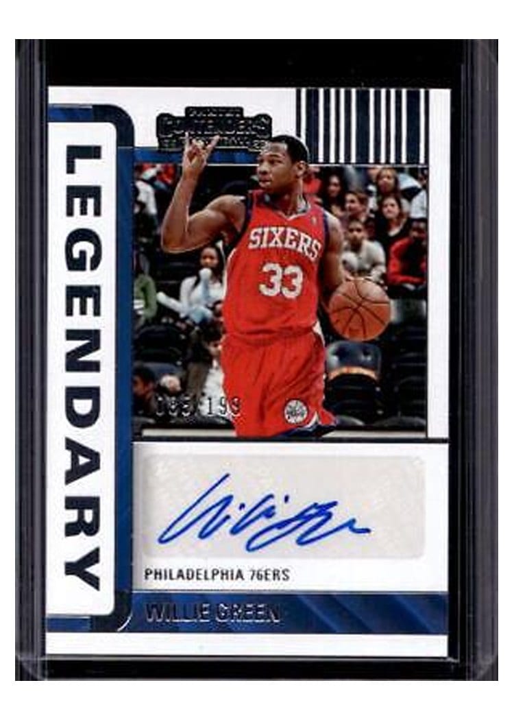 2022-23 Panini Contenders Legendary Contenders Autographs Willie Green #LC-WGR card