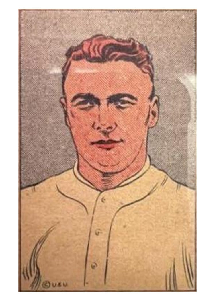 1923 W515 1 Willie Kamm Hand Cut #42 card