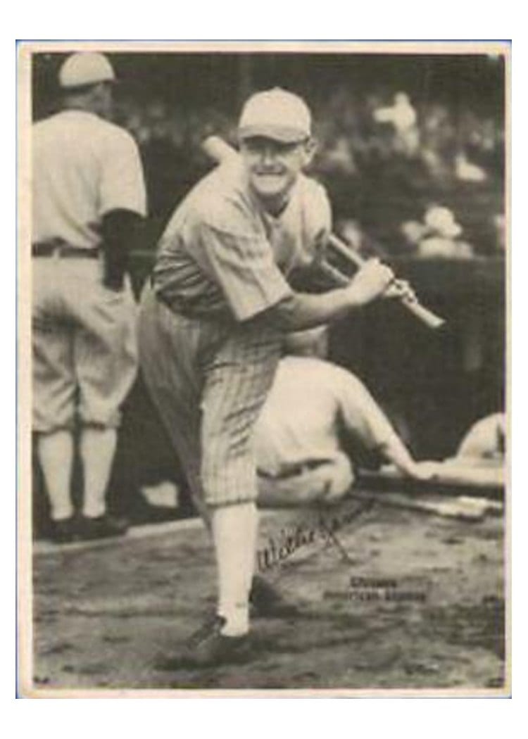 1929 R316 Kashin Publications Willie Kamm card