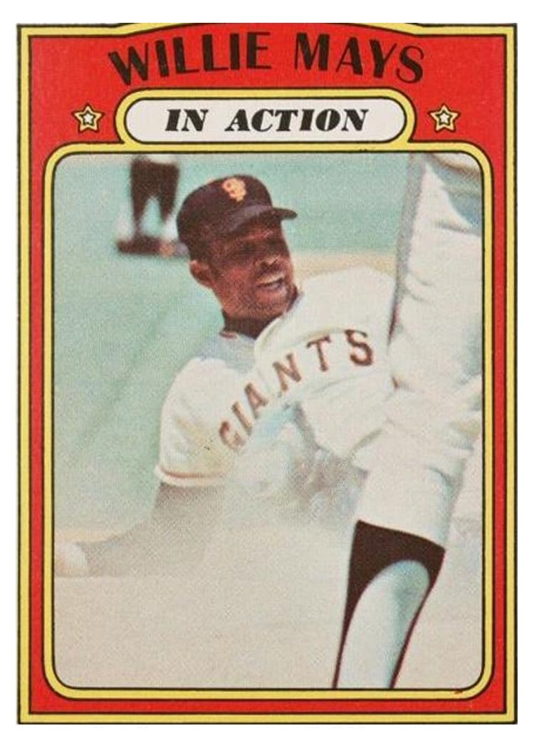 1972 Topps Willie Mays #50 card