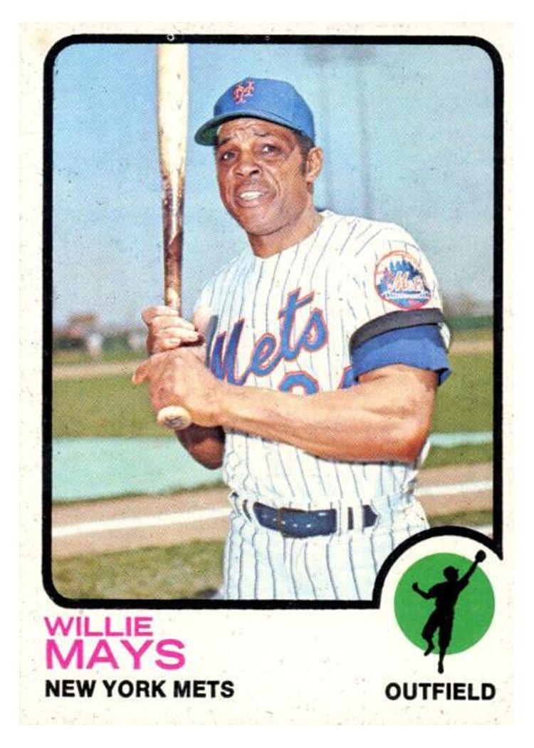 1973 Topps Willie Mays #305 card
