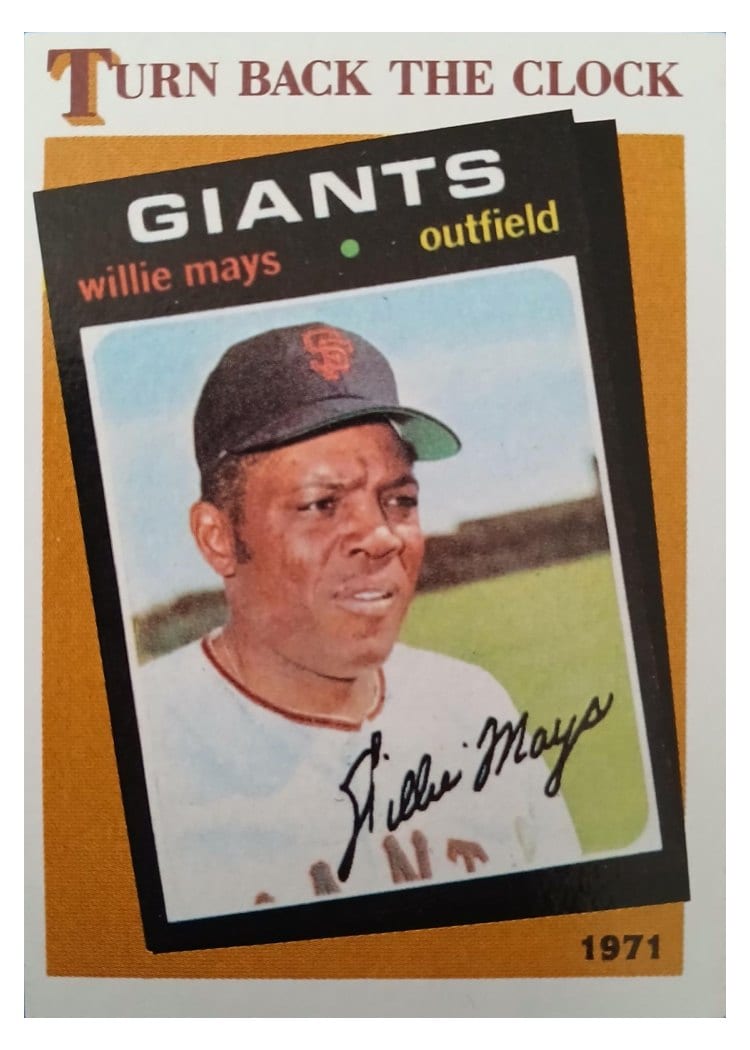 1986 Topps Willie Mays #403 card