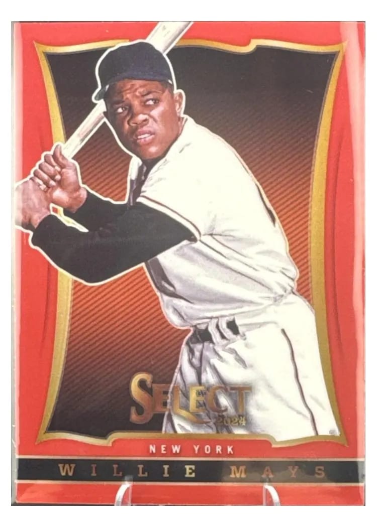 2024 Panini Select Select Throwback Willie Mays #2 card