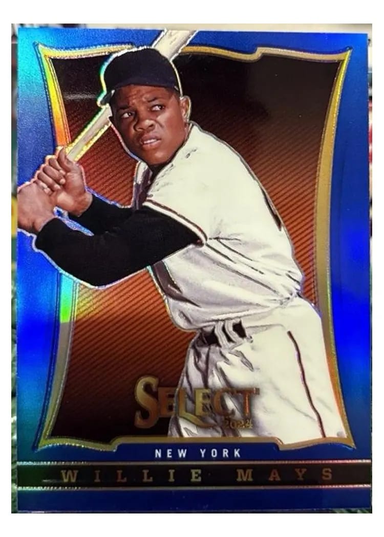 2024 Panini Select Select Throwback Willie Mays #2 card