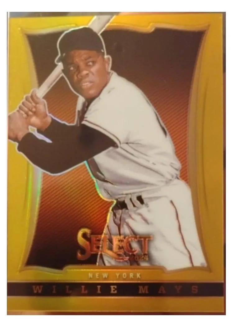 2024 Panini Select Select Throwback Willie Mays #2 card