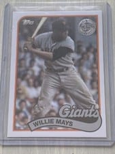 2024 Topps 1989 Topps Baseball 35th Anniversary (Series 1) Willie Mays #89B-30