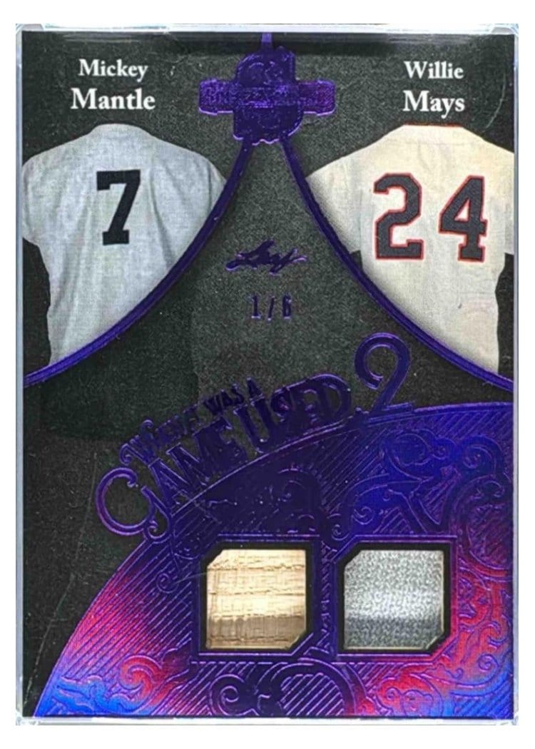 2025 Leaf Spectacular Baseball When it Was A Game Used Willie Mays #WU-29