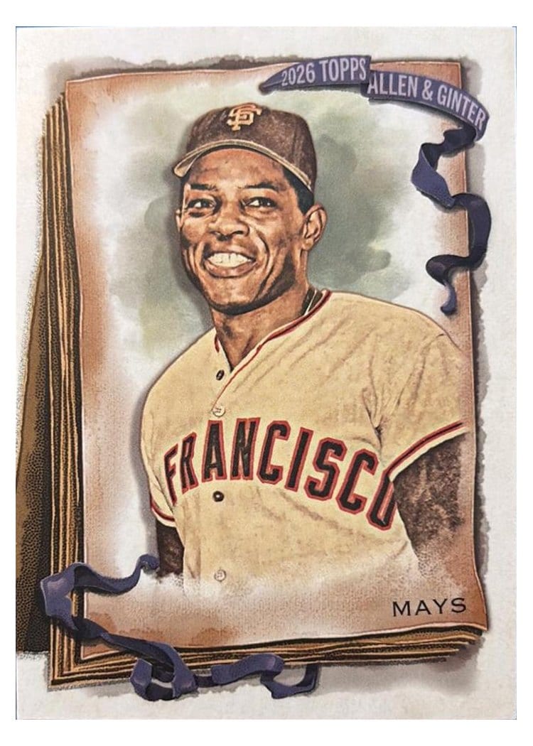 2026 Topps Allen & Ginter Willie Mays #24 card