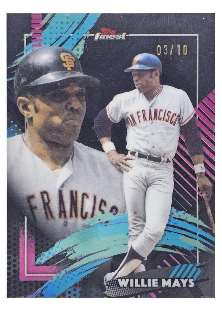 2026 Topps Finest Willie Mays #302 card