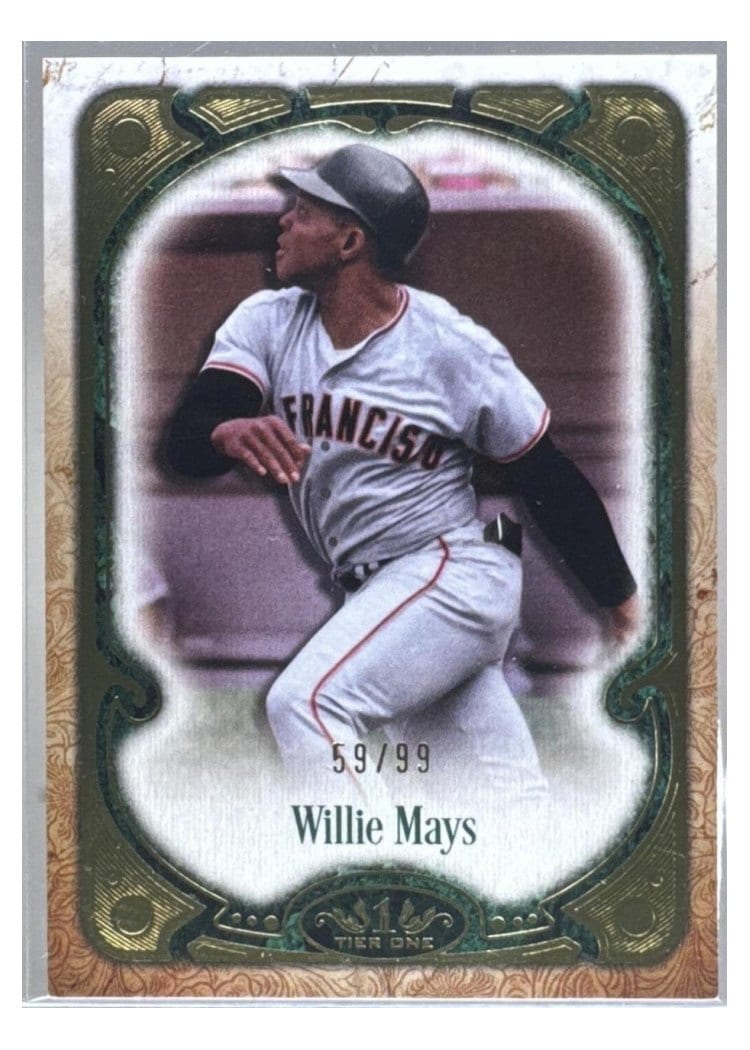 2026 Topps Tier One Base Set Willie Mays #6 card