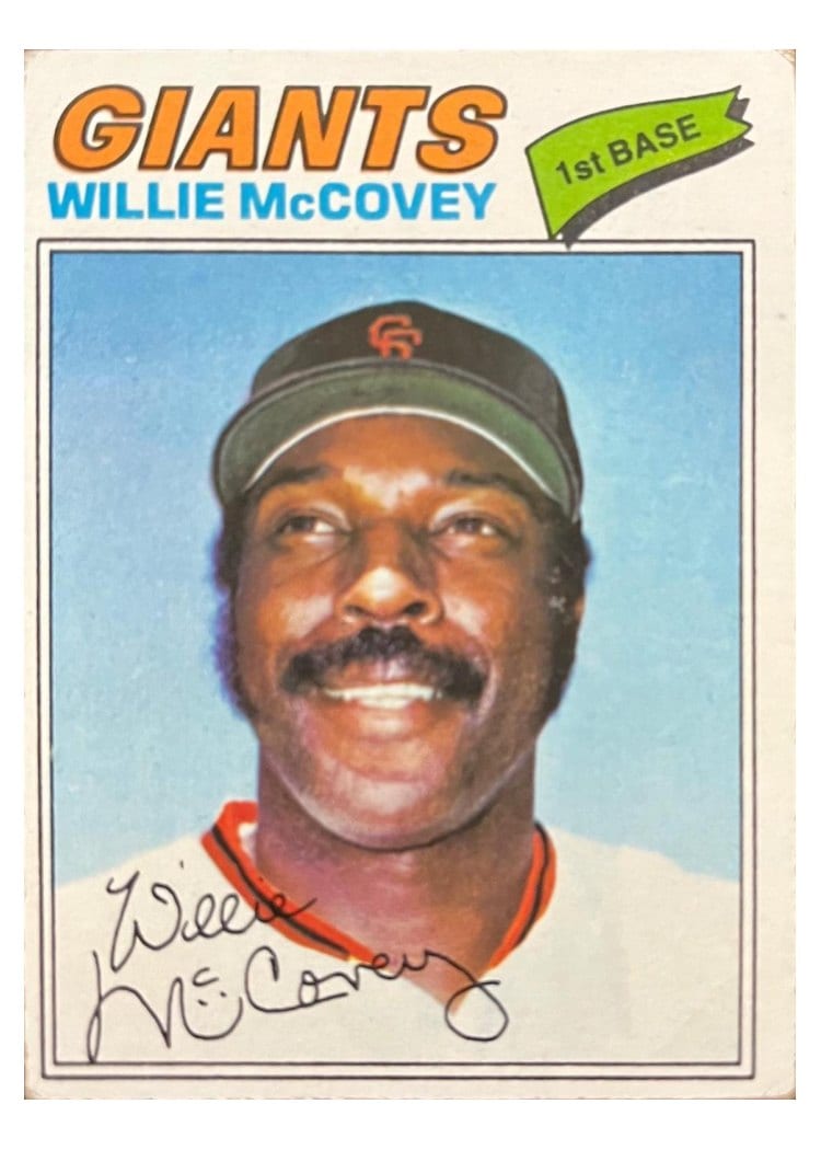1977 Topps Willie McCovey #547 card