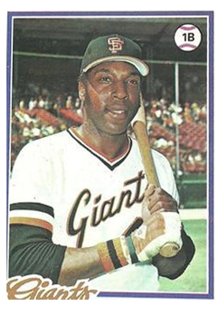 1978 Topps Willie McCovey #34 card