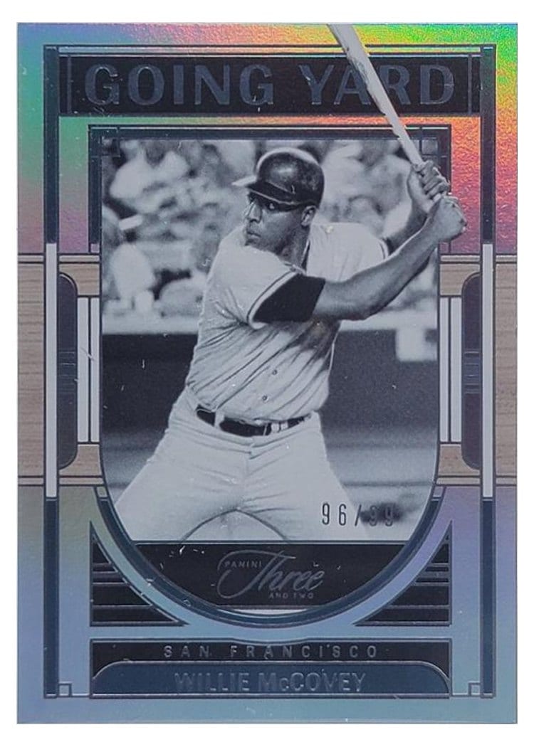 2024 Panini Three and Two Going Yard Willie McCovey #18 card
