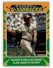 2024 Topps Heritage Mini Baseball Flashbacks Willie McCovey #BF-3 card