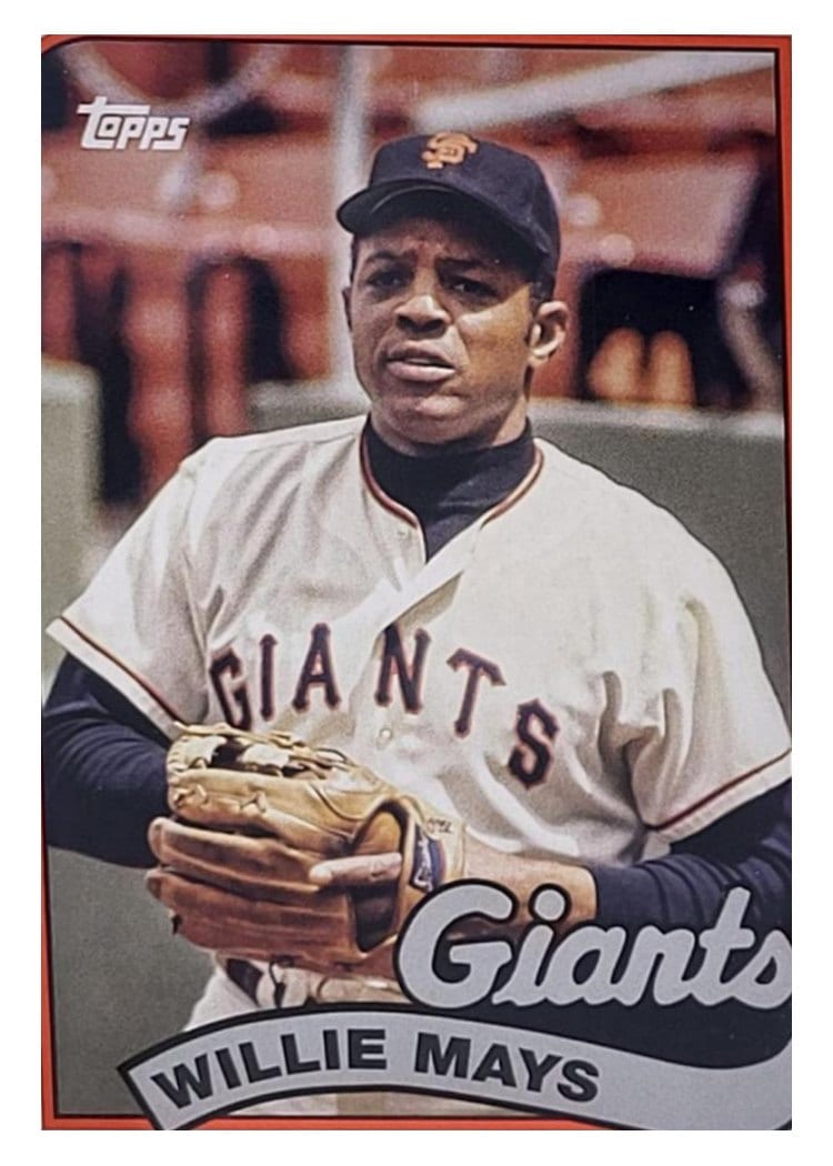 2023 Topps Archives 1989 Doubleheaders Willie McCovey / Willie Mays #89DH-10 card