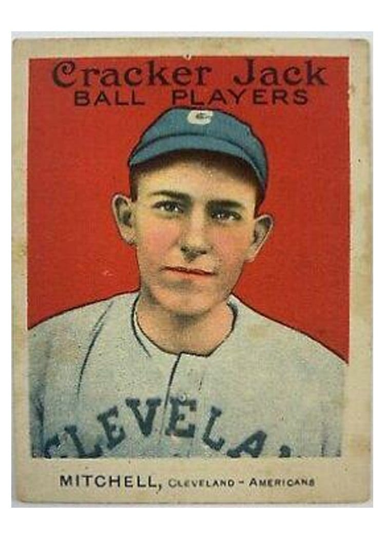 1915 Cracker Jack Willie Mitchell #62 card