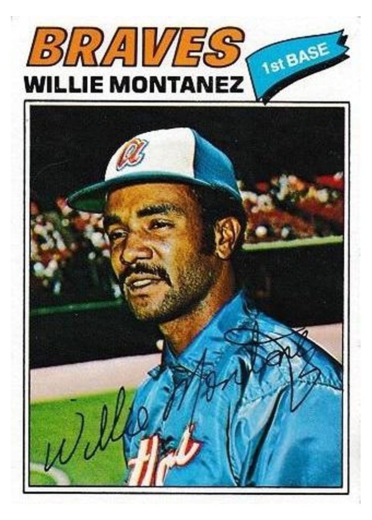 1977 Topps Willie Montanez #410 card