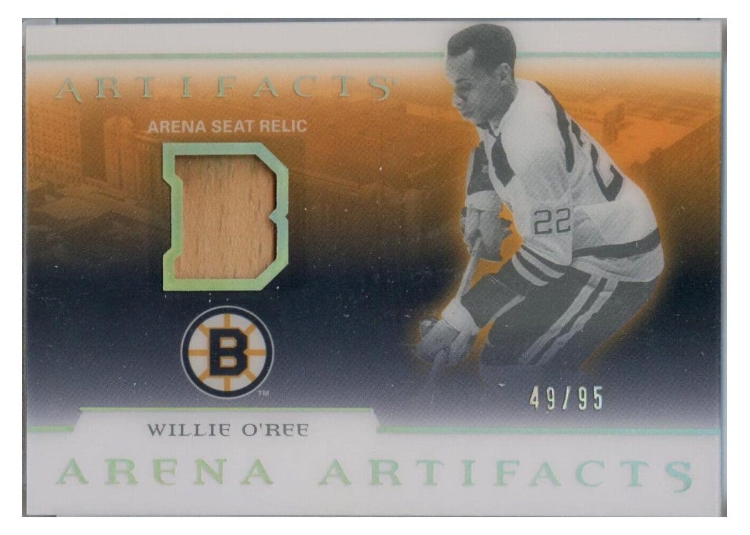 2022-23 Upper Deck Artifacts Arena Artifacts Willie O'Ree #AA-WO card