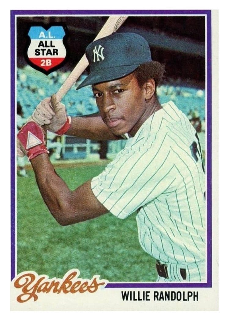 1978 Topps Willie Randolph #620 card