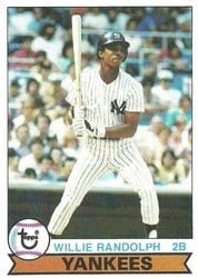 1979 Topps Base Set Willie Randolph #250 card