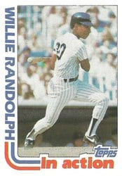 1982 Topps Base Set Willie Randolph #570 card