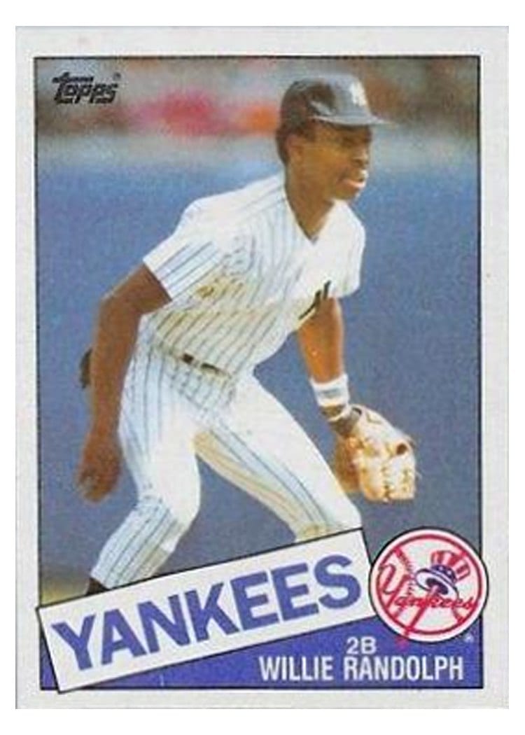 1985 Topps Willie Randolph #765 card